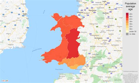 population of welsh towns and cities