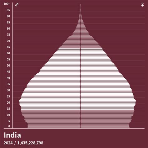 population pyramid india 2022