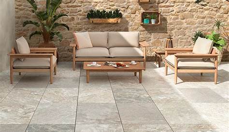 Can I Use Porcelain Tiles Outside? Courtyard gardens design, Driveway