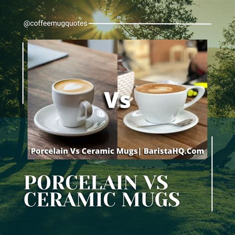 Porcelain Vs Ceramic Mug