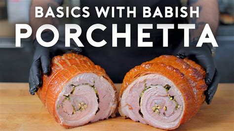 porchetta binging with babish