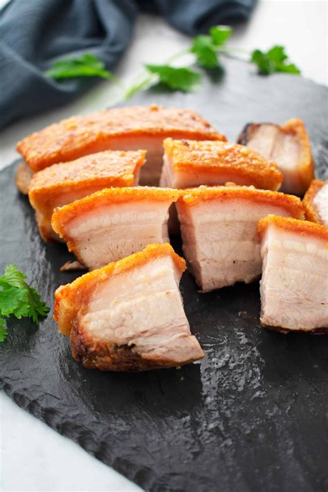 Crispy Air Fryer Pork Belly Bites Recipe with BBQ Sauce