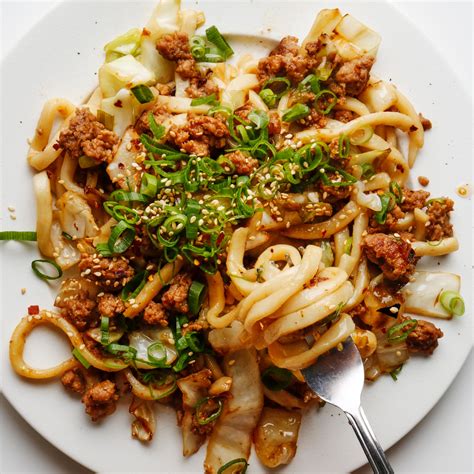 Pork And Cabbage Udon