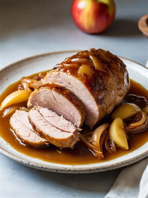 Pork Loin With Apple Cider In Crock Pot