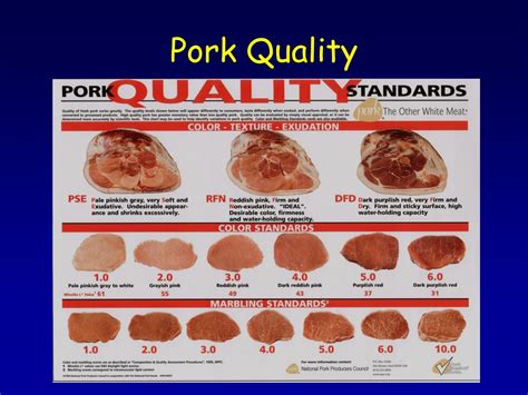 Pork Quality Grades