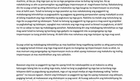 halimbawa ng pormal na sanaysay - philippin news collections