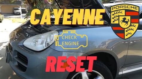 Porsche Cayenne Gts Check Engine Light
