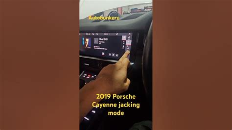 Porsche Cayenne Jacking Mode