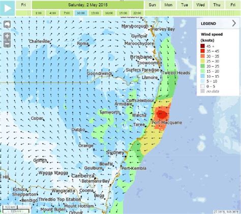 port macquarie storm today: weather forecast