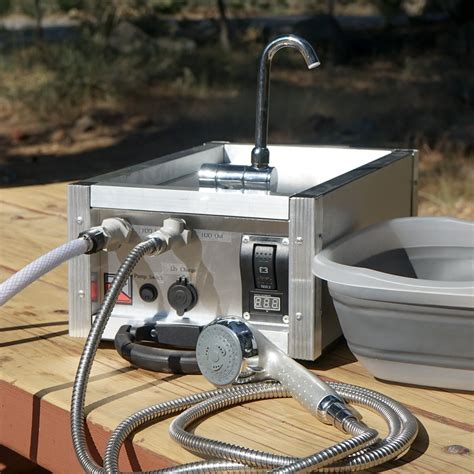 portable camping sink with hot water