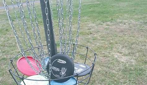 Put a portable disc golf basket in your yard for less than $59