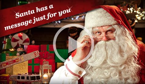 Portable North Pole custom video messages from Santa TapSmart