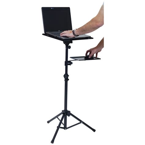 Portable Tripod Laptop Stand with Mouse Shelf