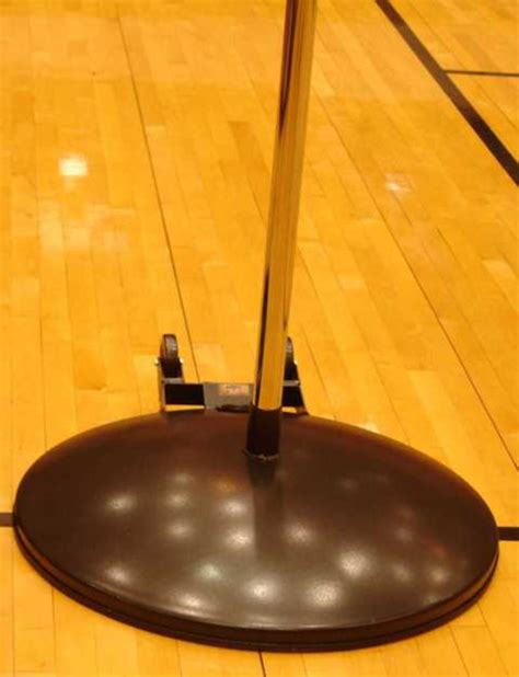 Portable Volleyball Pole Base Purchase a 30 Inch Rollaway Volleyball