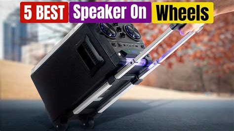 Portable Bluetooth Speaker Wheels