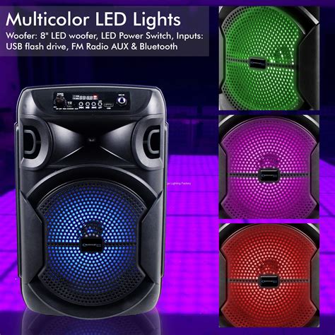Portable Bluetooth Speakers 1000 Watts