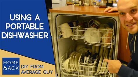 Portable Dishwasher Work