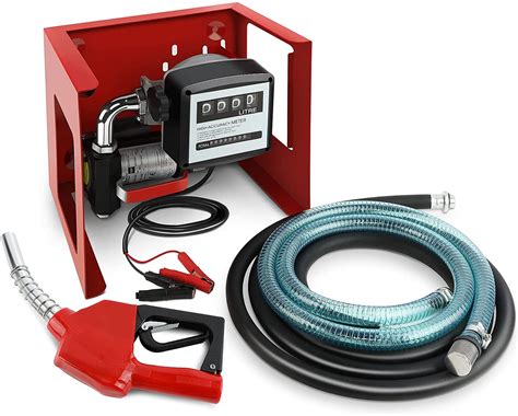 Portable Fuel Pump With Meter