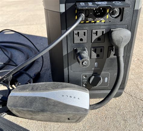 Portable Generator Charge Tesla