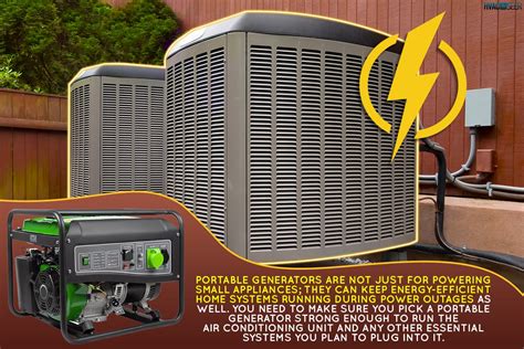 Portable Generator Run Air Conditioner