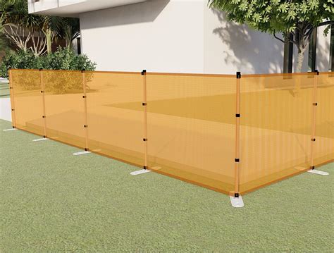 Expanding Portable Fence Wooden Screen Pet Gate Kid Safety Dog Lawn