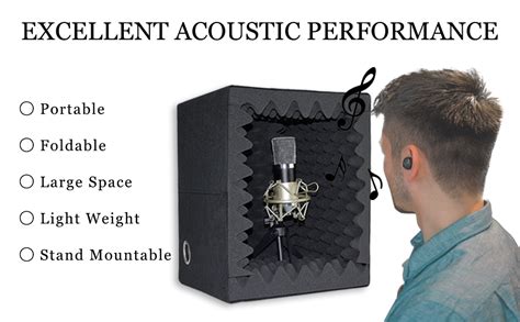 Portable Recording Microphone Booth