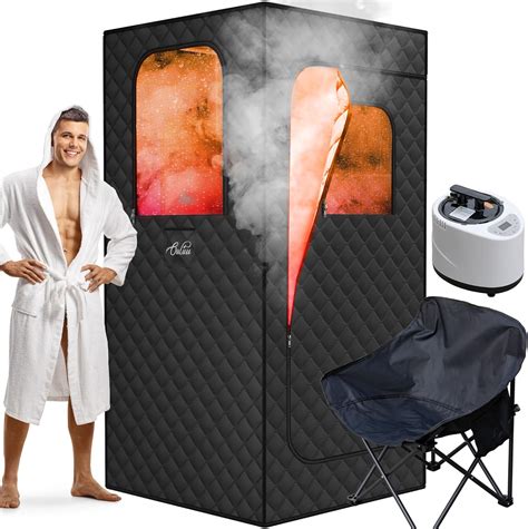 Liplasting Portable Folding Steam Sauna Box Far Infrared Negative Ion