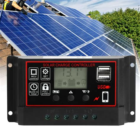 portable solar panel controller