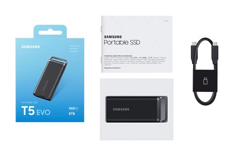 Samsung Portable SSD T5 0.5TB Blå Dustinhome.no