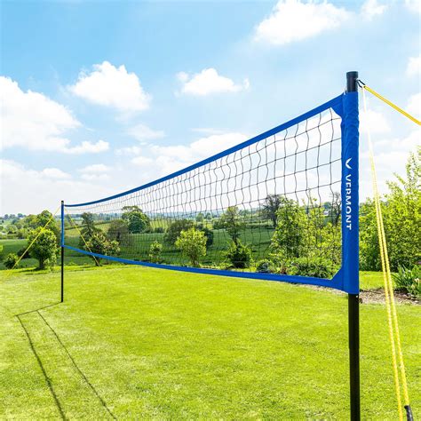 portable volleyball net system
