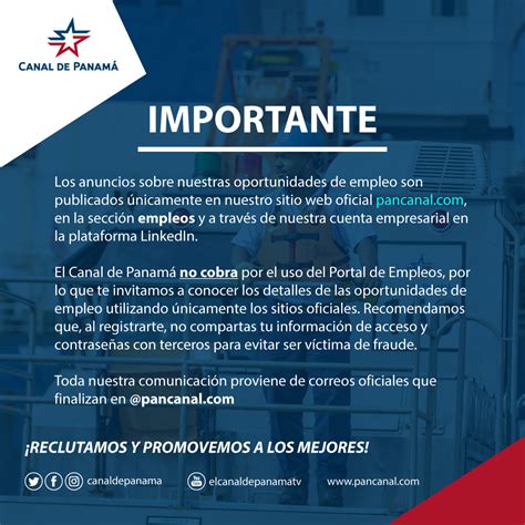 portal de empleo canal de panama