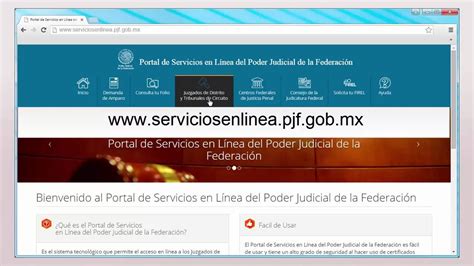 portal de servicios en linea poder judicial
