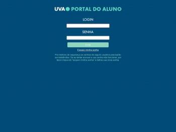 portal do aluno uva.br