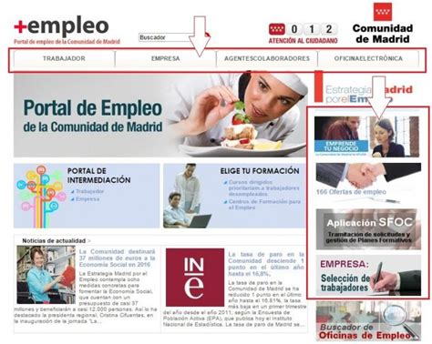 portal empleo comunidad madrid