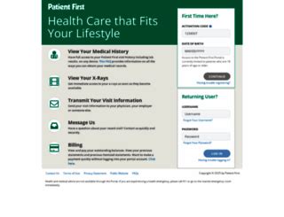 portal patientfirst com activation code
