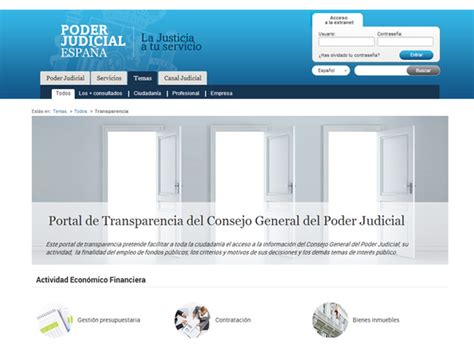 portal web poder judicial