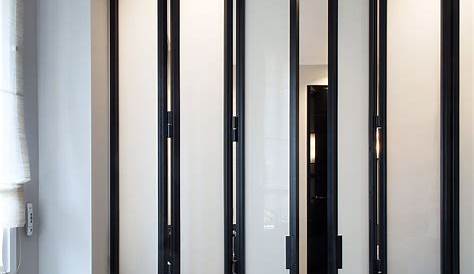 Porte accordéon placard pliante extensible pvc 80 x 203 cm