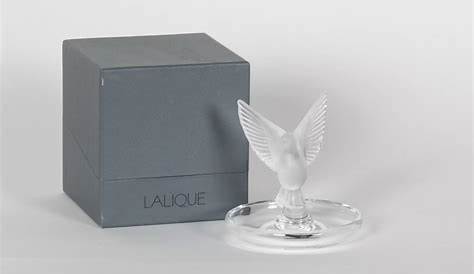 Porte Bague Lalique Lovebird Ringtray , Crystal