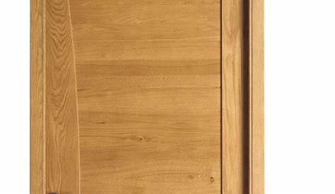 Blocporte chêne plaqué chêne Noe ARTENS, H.204 x l.73 cm