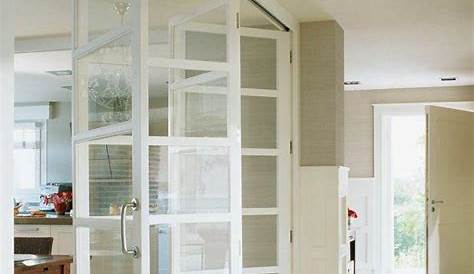 Porte coulissante Trendy 140cm verre transparent profilé