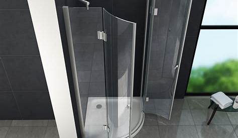 Porte De Douche 14 De Cercle 90x90 Paroi 1 4 Rond Kinespace