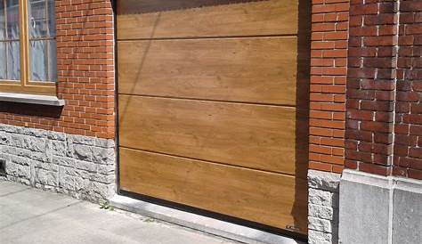 Porte de garage couleur bois boisecoconcept.fr