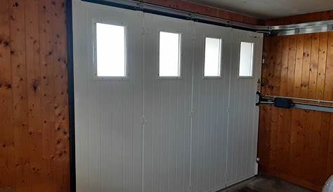Porte de garage aluminium à battant 3 vantaux standard