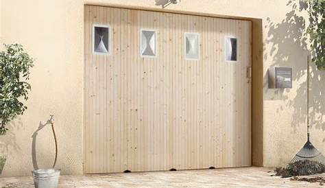 Porte de garage bois en Essonne (91) haute qualité et