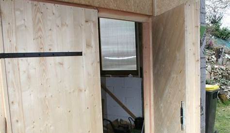 Fabrication d une porte de garage en bois boiseco