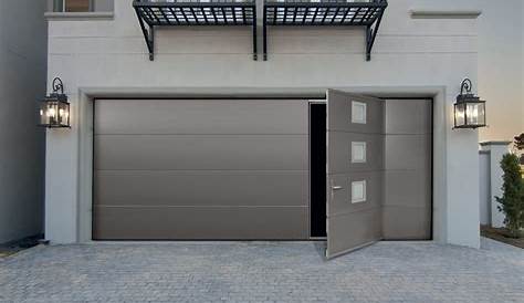 Porte de garage sectionnelle avec portillon Portes de