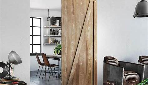 URBAN WOODCRAFT Porte de grange en Z California Home