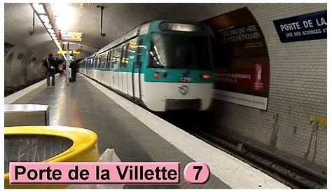 Porte De La Villette Metro 7 Métro (ème Tranche) YouTube