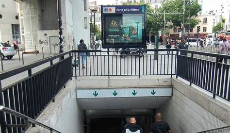 Porte De La Villette Metro File Paris Ligne 7 02