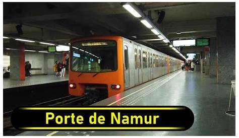 Brussels, Belgium Porte de Namur metro station (Lines 2